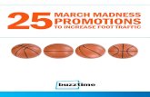 25 March Madness Promotions to Increase Foot Traffic 25 March Madness Promotions to Increase Foot Traffic