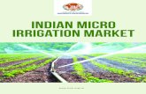 IndIan MIcro IrrIgatIon Market - ICFA · of drip irrigation system was in fruit crops, followed by plantation crops, in terms of area coverage. The Indian micro irrigation market