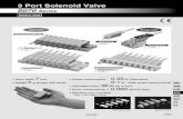 3 Port Solenoid Valve · 3 Port Solenoid Valve ∗ Refer to page 1388 for details. 1369 VV100 V100 S070 VQD VQD-V VK VT. G – Grommet C – Plug lead with light/ surge voltage suppressor
