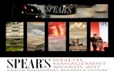 WEALTH MANAGEMENT AWARDS 2017 - Spear's€¦ · Spear’s is the multi-award-winning wealth management and luxury lifestyle ... Categories range from Entrepreneur of the Year and