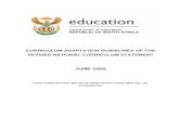 JUNE 2005 - EENET · be models of institutional change which reflect effective inclusive cultures, policies and practices. Special Schools (SSs) Schools equipped to deliver education