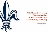 Pre-Construction Community Meeting - RoadWork · City of New Orleans 5 Capital Improvement Program Highlights • Full Reconstruction: Repair sewerage, water, and drainage lines,