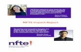 NFTE Impact Report · 2018-09-06 · NFTE Impact Report “NFTE has opened so many doors for me. It altered my entire trajectory, propelled my professional career, and supplied me