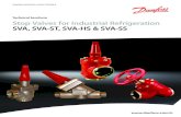 Technical brochure Stop Valves for Industrial …Technical leaflet Stop valves for industrial refrigeration, type SVA, SVA-ST, SVA-HS and SVA-SS Design Connections Available with the