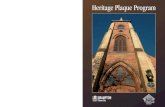 0238 Heritage Plaque Prog brochure · 2016-01-20 · Heritage Plaque Recipients City of Brampton ... • 49 Blackthorn Lane –Carter Homestead • 34 Church St W – The Castle •