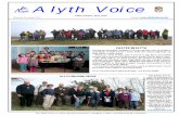 Alyth VoiceThe Alyth Voice is a free monthly newsletter, managed, written, and delivered by volunteers. Alyth Voice 146th Edition, May 2010 Minimum Circulation 1725 Website: EASTER