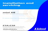 installation and servicing - Heating Spares Ltd€¦ · Supplied By spares.co Tel. 0161 620 6677 GENERAL 4 mini HE--- Installation & Servicing Table 1 --- Boiler Data mini HE C24