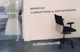 BRÂN CUȘI CORRUPTIONS & APOISONSflorianfouche.com/assets/20190101_fouche_brancusi-corruptions-jux… · the corner for punishment. This involuntary and absurd mise en scène transformed