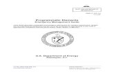 Programmatic Elements - Energy.gov Documents/DOE G 151.1-3...DOE G 151.1-3 1-1 7-11-07 1. PROGRAM ADMINISTRATION 1.1 Introduction The purpose of this chapter is to assist Department