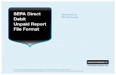 SEPA Direct PAIN.002.001.03 Debit Unpaid Report …...Page 2 of 35 SEPA Direct Debit Unpaid Report File Format PAIN.002.001.03 XML File Structure – Contents 1. Document Overview