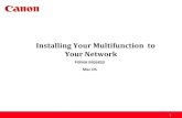 Installing Your Multifunction to Your Networkdownloads.canon.com/wireless/setup_mg6800_mac.pdfWireless Network and computer, and to install drivers and Software applications 6. 6 Connecting