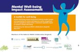 Mental Well-being Impact Assessment - Wales Health Impact ...€¦ · mental health and well-being team at NMHDU has provided a specific focus on building knowledge and capability