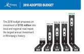 2018 Adopted Budget Infographics - Winnipeg€¦ · 2018 ADOPTED BUDGET ^ when paying full fare in cash. Winnipeg seniors will continue to have the lowest transit fares ^ compared