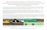Physical Therapist Assistants: Crucial Conversations...Physical Therapist Assistants: Crucial Conversations World Confederation for Physical Therapy Congress Cape Town, South Africa