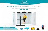 ALPHASTUDIO XXL v2 - ORBITVU · FAST & EASY CONTENT PRODUCTION AUTOMATED IMAGING PROCESS Automated image capture and processing workflow removes the background on the fly, reduces