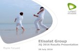EMIRATES TELECOMMUNICATIONS CORPORATIONS ETISALAT · Emirates Telecommunications Group Company PJSC and its subsidiaries (“Etisalat Group” or the “Company”) have prepared