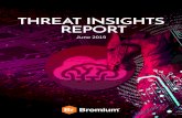 THREAT INSIGHTS REPORT - Bromium · THREAT INSIGHTS REPORT JUNE 2019 • Visual Basic for Application (VBA) macros, including VBA Stomping, that execute PowerShell and Command Prompt
