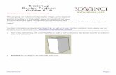 SketchUp Design Project: Grades 6 - 9 · SketchUp Teacher Guide SketchUp Design Project: Grades 6 - 9 Page 3 5. Select both faces of this window, and right-click on either of the