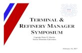 TERMINAL REFINERY MANAGER SYMPOSIUM - US… · • 87,000 Gallons Diesel ... San Jacinto River (MSIB 9-16) Sector Houston-Galveston 2017 FEDERALACTIONS 2 New Barge Fleeting Areas