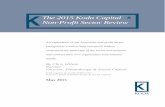 The 2015 Koda Capital Non-Profit Sector Review · 2015-05-15 · The 2015 Koda Capital Non- Profit Sector Review. This Review is designed to explore the non-profit sector as a whole