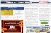Town of Deep River 9, 2019.pdf · 100 Deep River Road, P.O. Box 400, Deep River, ON K0J 1P0 613-584-2000  Town of Deep River COUNCILANDCOMMITTEEMEETINGS ...