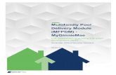 Multifamily Pool Delivery Module (MFPDM) - MyGinnieMae€¦ · Version 2.1 . Application Details . ... 4.11.7 Submission Type 03-Project Loan Conversion ... The Multifamily Pool Delivery