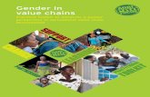 Gender in value chains - AgriProFocus · Gender in value chains Practical toolkit to integrate a gender perspective in agricultural value chain development The toolkit was developed