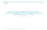 Cisco Visual Networking Index: Global Mobile Data Traffic ......Cisco Visual Networking Index: Global Mobile Data Traffic Forecast Update, 2017–2022 February, 2019 . ... traffic