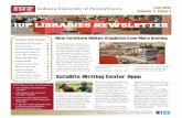 IUP Libraries Newsletter · By Laura Krulikowski In cooperation with the IUP University Museum, several new works of art have been installed in the library in the main floor connection