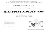 ofthe Seventh European Logo Conference EUROLOGO '99 · constructing'the complex notion of [Taction as a linear application. In faet, results show that kids rnay know things about