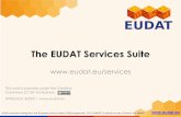 The EUDAT Services Suite - E-Science-Tage 2019: Data to ... · Store and Share Research Data b2share.eudat.eu B2SHARE B2SHARE is a user-friendly, reliable and trustworthy way for