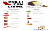 CARNE CON CHILLI · Add kidney beans cover and cook for 1hr. Method In a large pan, add oil and fry onion for 5 minutes until softened. Add beef, break it up and fry for 5 minutes.