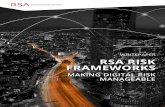 WHITEPAPER RSA RISK FRAMEWORKS - CDM Media · 2020-02-07 · The RSA Risk Frameworks allow organizations to assess ... as audit management, third-party governance, enterprise and