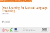 Deep Learning for Natural Language Processingufal.mff.cuni.cz/.../slides/lect13-deep-learning-nlp.pdf · 2020-04-15 · Deep Learning for Natural Language Processing Jindřich Helcl