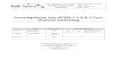 Investigations into ATSR-1 1.6 & 3.7µm channel switching _investigation-Iss… · Investigations into ATSR-1 1.6 & 3.7µm channel switching Name Organisation Signature and date ...
