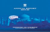 ANNUAL REPORT 2019-20 - Ministry of Tourismtourism.gov.in/sites/default/files/annualreports/Annual...6 | Annual Report 2019-20 Ministry of Tourism | 7 Tourism – An Overview 1 CHAPTER