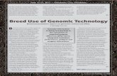 Breed Use of Genomic Technology - Angus Breed Associations 11_14 AJ.آ  Breed Use of Genomic Technology