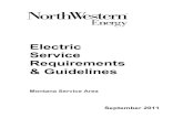 Electric Service Requirements & Guidelines...Three-phase, 208Y/120-volt, four wire, grounded, wye Three-phase, 480Y/277-volt, four wire, grounded, wye Under certain conditions, at