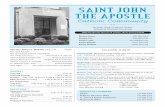 SAINT JOHN THE APOSTLE · SAINT JOHN 1805 Penbrook Terrace ... PFC Gregory Melencio, USA SSG Douglas Fishgrund, USA Mercylinda V. Miro, USN Lt. John DeLorenso, USAF ... Skip Whelan