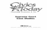 Supreme Court Case Studies - Union Township School District€¦ · Supreme Court Case Studies iii. Case Study 34:Engel v. Vitale, 1962 ..... 67 Case Study 35:Abington School Districtv.