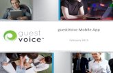 guestVoice Mobile App - Amazon Web Services · On the next screen, click on “Actions”, then click “Reply by Email” and select the Response Template you would like to use,
