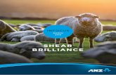 SHEAR BRILLIANCE - ANZ Personal Bankingcombined, generated around $8.6 billion in agricultural production revenue in 2017/18, contributing some $2 billion more to Australia’s gross