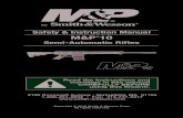 M&P 10 Rifle Manual - Smith & Wesson · 2019-01-24 · INSTALLATION OF OPTICS .....32 BULLET BUTTON ®MAGAZINE (IF SO EQUIPPED ... M&P10_Rifle_Manual_082518_3006082.Qxp_M&P 10 Rifle