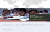 OPEN EDUCATIONAL RESOURCES - Hewlett Foundation · 2019-12-16 · OPEN EDUCATIONAL RESOURCES EXECUTIVE SUMMARY ii These early investments helped create a field that has grown well