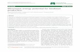 REVIEW Open Access Microwave energy potential for biodiesel production · 2017-04-06 · REVIEW Open Access Microwave energy potential for biodiesel production Veera Gnaneswar Gude1*,