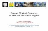 Current EE Work Programs in Asia and the Pacific Region · Current EE Work Programs in Asia and the Pacific Region Prasert Sinsukprasert ... with the on-going development of the National