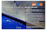Rising Damp Control - Peter Cox · 2020-05-13 · Rising Damp Control It is important to remember that the injection of a damp proof course will only prevent further moisture rising