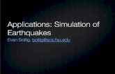 Applications: Simulation of Earthquakes - Computer Science, FSUengelen/.../HPC-adv-2008/HPC_Earthquakes_comp… · Importance of Earthquake Simulations Kobe, Japan (1995) Magnitude