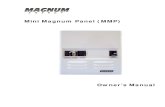 Mini Magnum Panel (MMP) · 2020-01-06 · Before using the Mini Magnum Panel (MMP), read all instructions and cautionary markings on: (1) the MMP enclosure, (2) the inverter/charger,