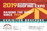 RAISING THE ROOF SINCE 1955 - International Roofing Expo...Best Choice Roofing Evans Roofing Company, Inc. Apple Roofing LLC Hayden Building . Maintenance Corp. Commercial Roofers